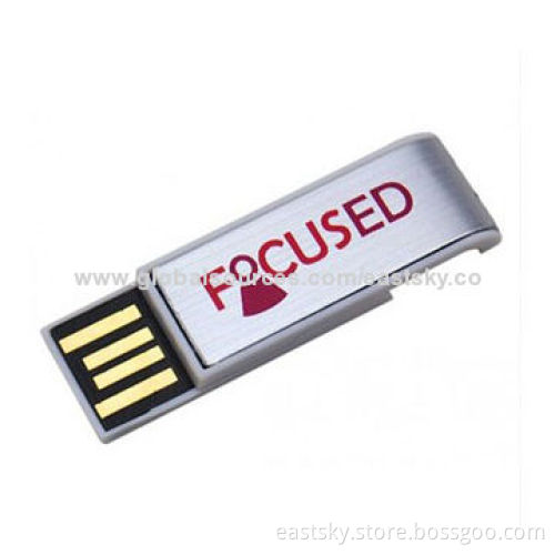 Mini USB Flash Drive with Full USB 2.0 Compatible, Supports Plug-and-play FunctionsNew